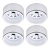 4pcs Metal 1.9 Inch Wheel Rims 10 Triangle Hole Hub for AXIAL SCX10 110 RC Climbing CarWhite