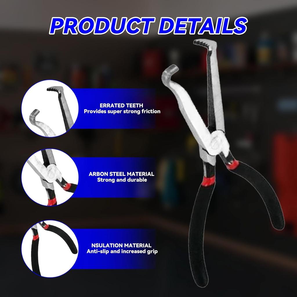 Electrical Disconnect Pliers, Automotive Electrical Connector Disconnect Tool, Fuel Line Petrol Clip Pipe Pliers, Automotive Electrical Tools for