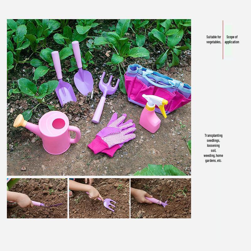 Kids Outdoor Beach & Garden Tool Set