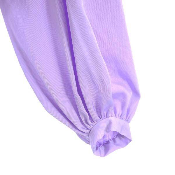 Ungetragenes MiCi Langarm Taillenmarkierung Offener Kragen Hemd frei Offener Kragen Damen Gebraucht