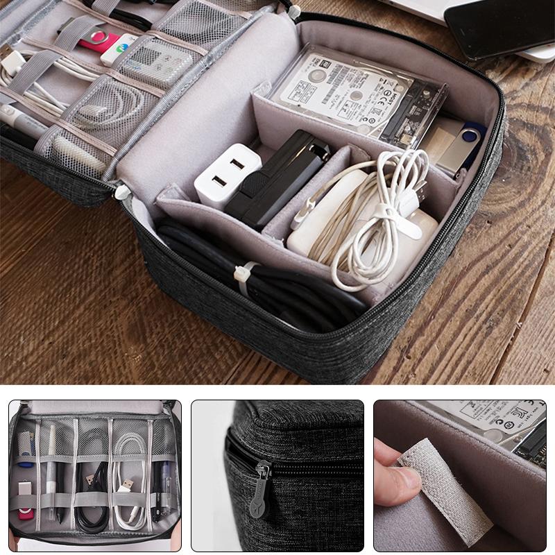 Tragbarer Kabelorganisator Wasserdichte Aufbewahrungstasche Digitale Kabeltasche Für Proton Exora Iriz R3 Wira Saga Satria Magma X50 V6 X70 L3