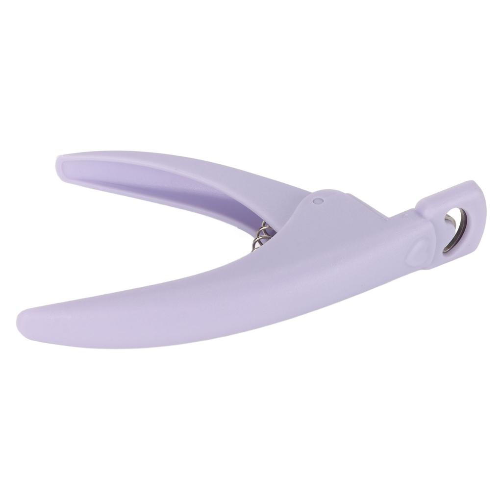 Acrylic Nail Clipper Professional Stainless Steel Nail Tip Cutter False Nail Trimmer Manicure Tool Purple