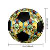 Bees and Maya Indoor Soccer Ball Colorful Machine Stitched PVC Size 5 Team Training Competition Ready Durable High-Bounce Cool Sports Gift