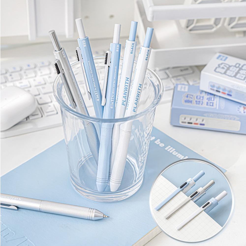 0.5mm Lead Core Four in One Ballpoint Pen Stationery Gravity Sensor Roller Ball Pen  Student