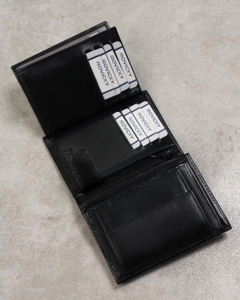 Leather Card Wallet with RFID Protect - Cavaldi