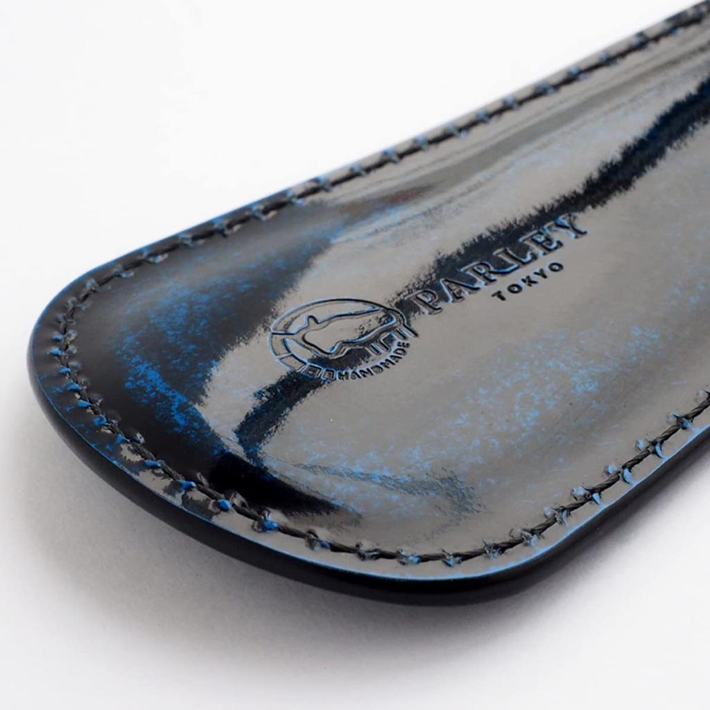 PARLEY Made In Made of Cowhide Leather with a Patina and Kip for a Touch of CLASSIC, Japan. Finish. Hand-polished Craftsmanship. Keychain/Shoehorn
