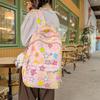 Schoolbag Five-pointed Star Schoolbag for Female Junior High School Students To Reduce the Burden Ins Niche Students Backpack Large Capacity Wide 