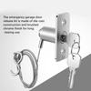 Emergency Garage Door Manual Release Lock Universal Compatibility Stainless Steel Construction No Drilling Required