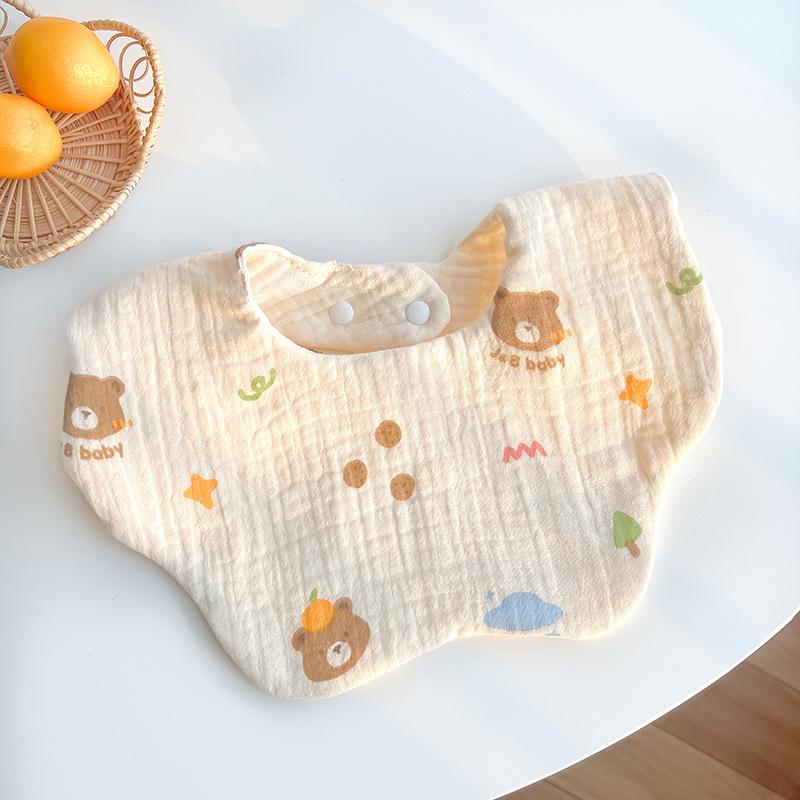Sześcio-warstwowy bawełniany muślinowy śliniaczek i ochraniacz na brzuszek dla dziecka