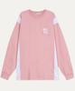 MAYOL Logo Mesh Long Sleeve T-Shirt_Pink