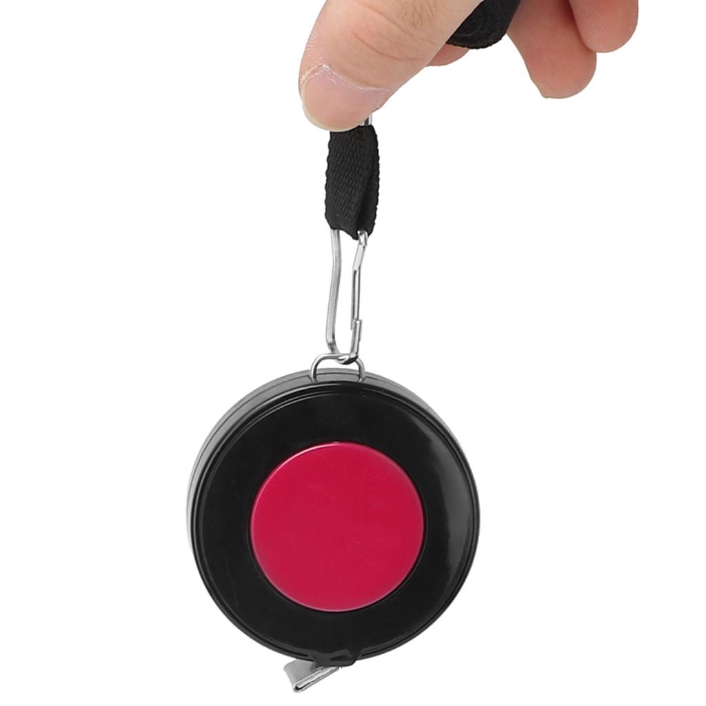 Tape Measure 150cm Soft Retractable Tape Tailor Body Cloth Measuring Ruler (Red)