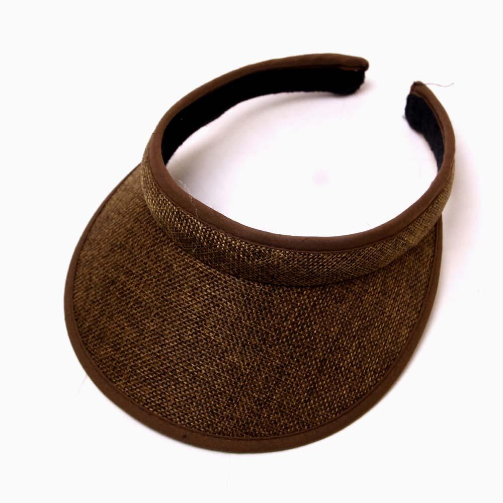 Clip On Womens Sun Visor Ladies Hat Cotton Clip On Sun Visor Tennis Golf Beach