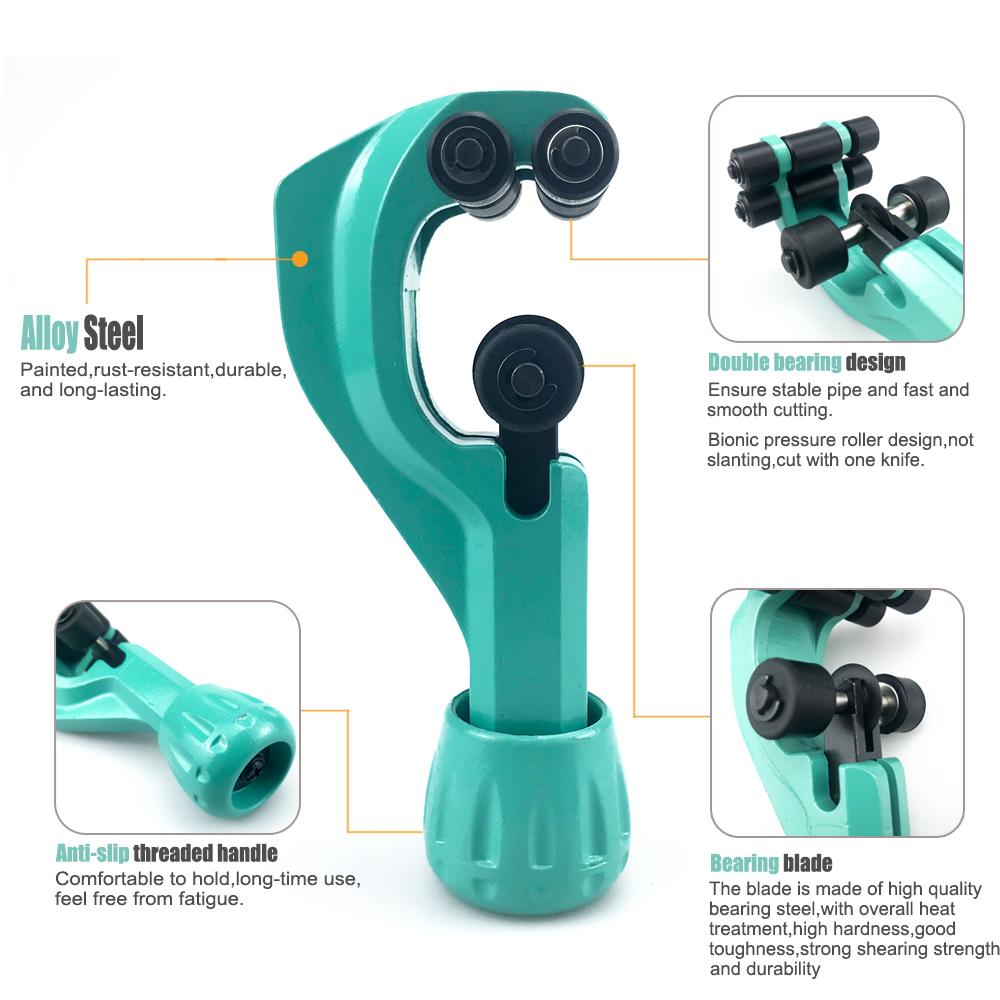 Stainless Steel Corrugated Pipe Cutter Cutter Air Conditioner Tube Copper Steel Pipe Cutter Wheel Metal Pipe Tool Accessories