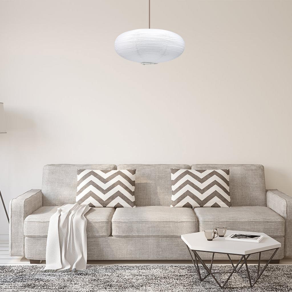 Boho Lamp Shade Paper Pendant Light Shade Simple Japanese style White paper LampShade Ceiling Lighting bedroom home hotel decor