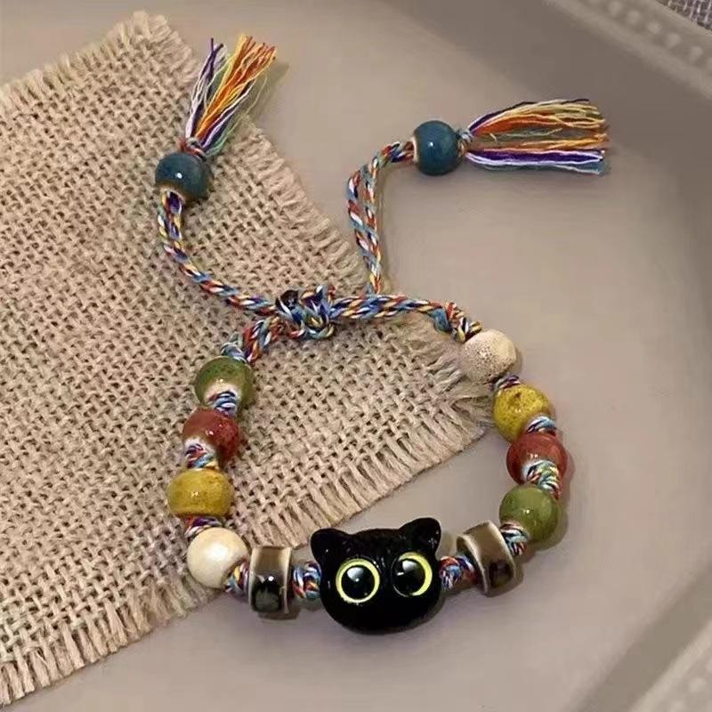 

Guochao butterfly beaded bracelet women s super fairy bracelet niche high-end jewelry antique student