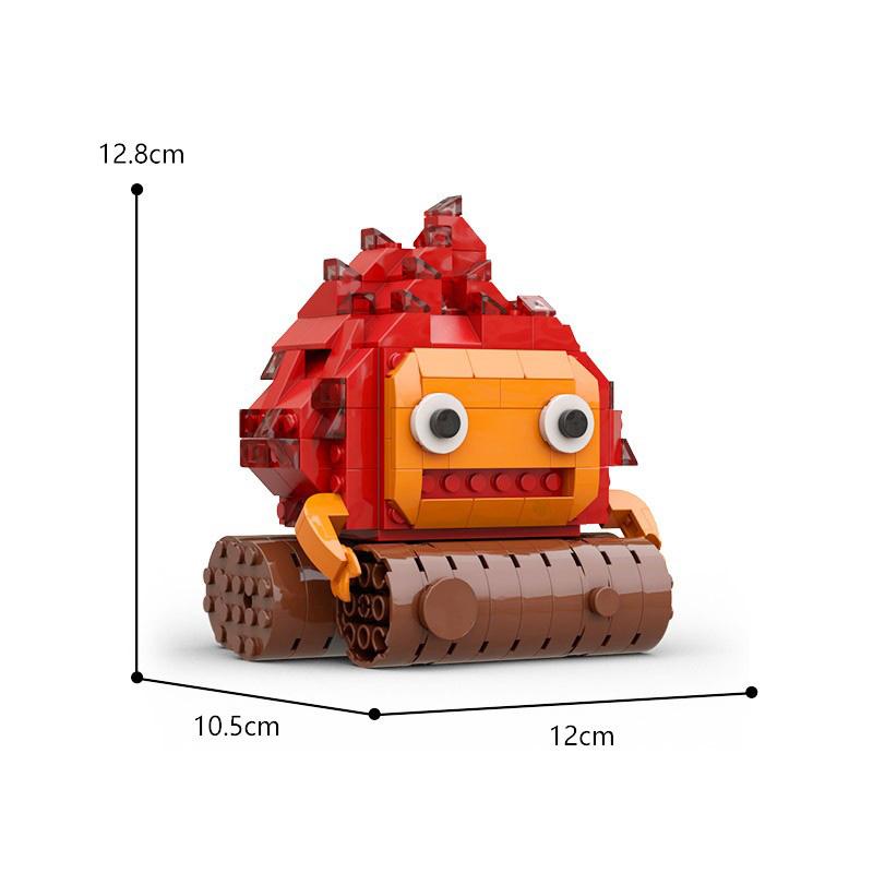 MOC Japan Anime Movie Action Figure Gardener Robot Building Block Animated Castle Model Children's Assembly Toys Birthday Gift