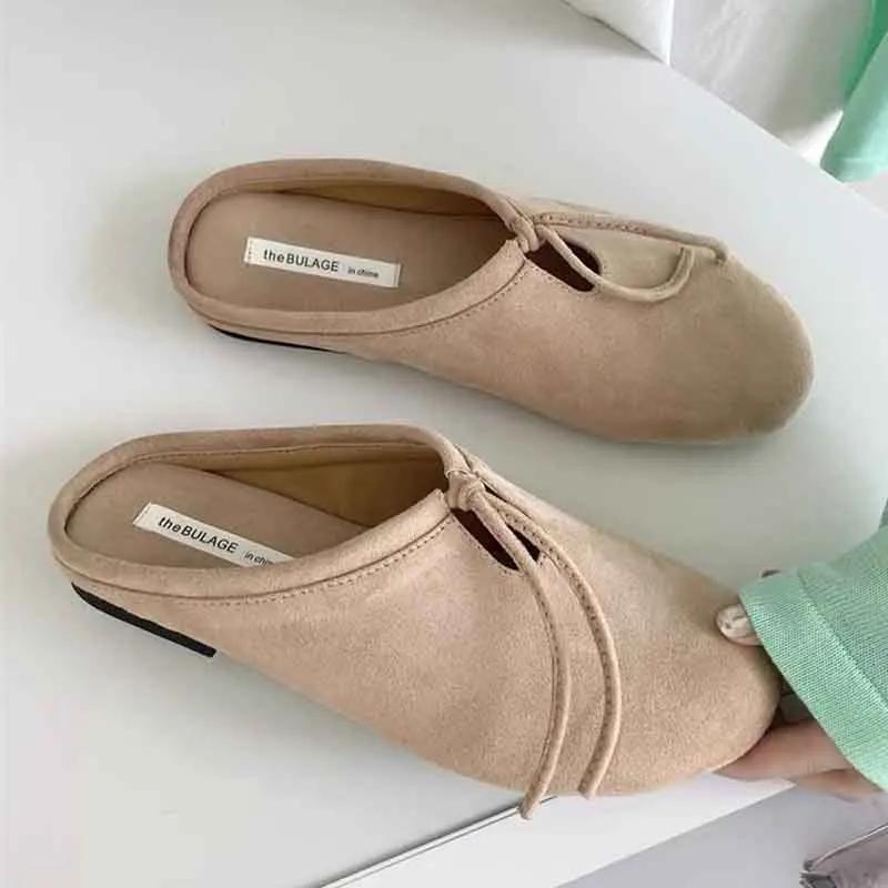 Fashion Women Flats Slippers Casual Slingback Mules Shoes Summer Women's Sandals 2025 New Fashion Slides Cozy Flip Flops Sandalias Mujer