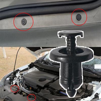 Para Renault Clips de plástico Parachoques Protectores de motor Bandejas Revestimientos de adornos