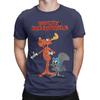 Bullwinkle Bullwinkle w Bullwinkle Novelty Graphic 100 Cotton TShirt The Adventures of rRocky and Bullwinkle Tees Tops For Unisex