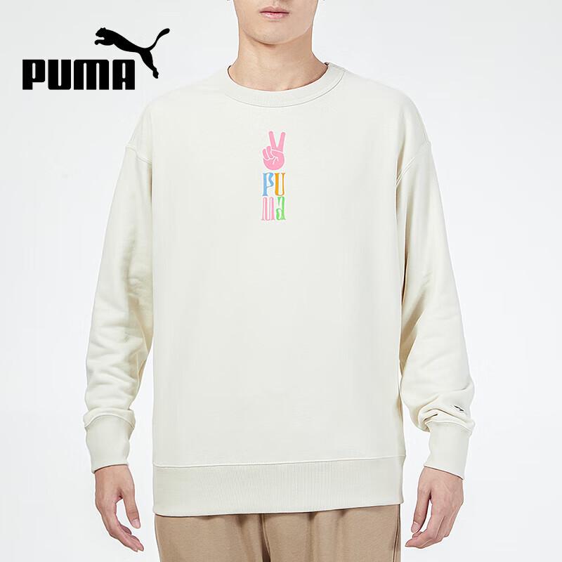 PUMA Men s Knit Round Neck Sweatshirt M