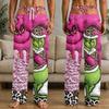 Men's Funny Christmas Print Pants with Pockets Casual Sleep Pants for Home
