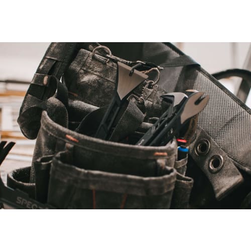 Spec Ops SPEC-D11MOLD Tools 11" Molding Pry Bar Nail Puller Cats Paw, High-Carbon Steel, Black