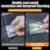 Snapon Car Door Rubber Seal Waterproof Weather Stripping Trim For SUV RV, Automotive Door Edge Guard & Soundproofing Gasket