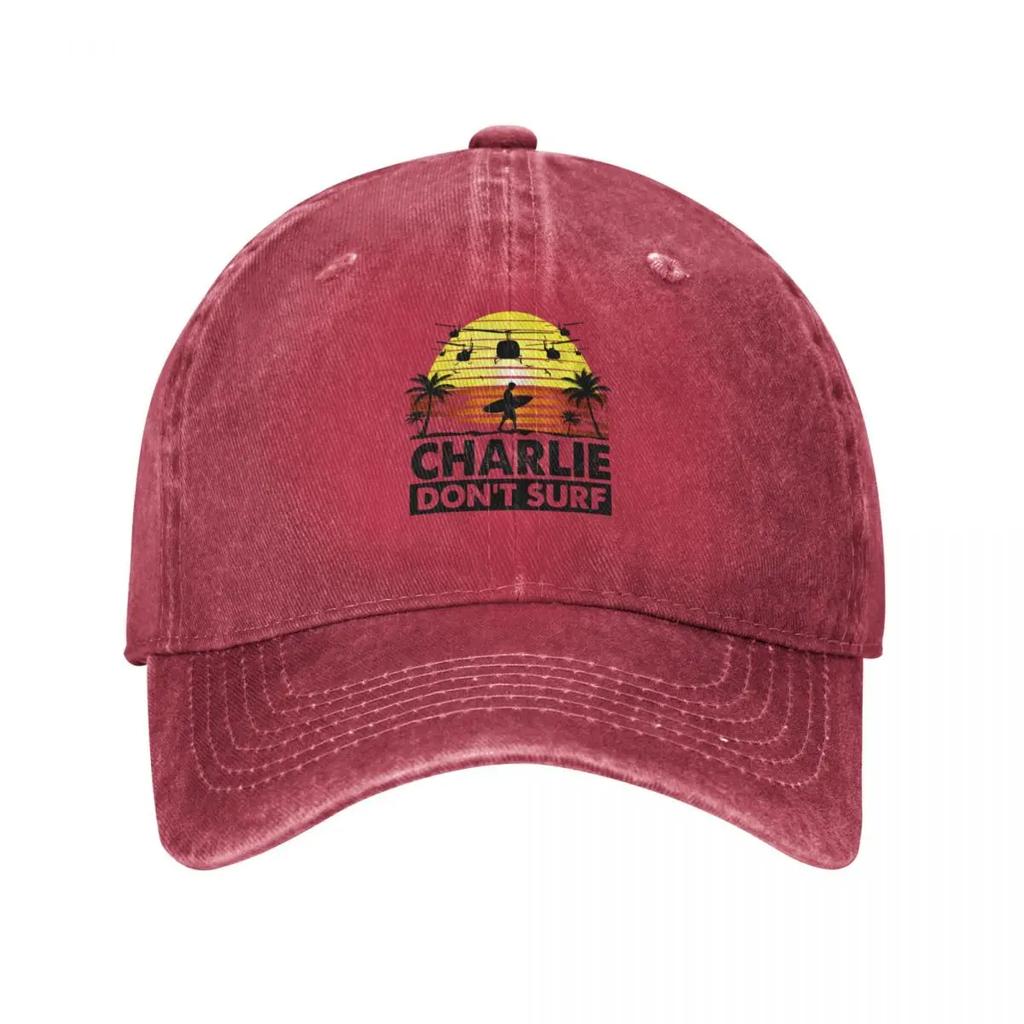 Charlie Dont Surf Baseball Cap custom Hat Luxury Unisex cap Beach Fishing cap Unisex Womens