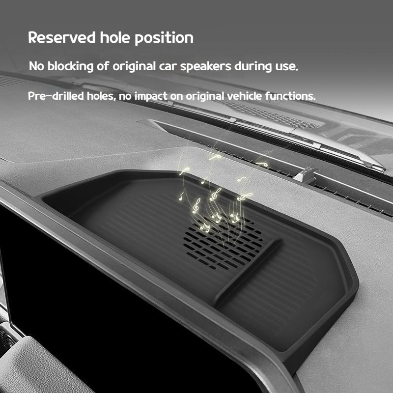 Suitable for Prado 2025 Car Silicone Screen Rear Storage Box Car Storage Box LC250 Storage Box Interior Accessories