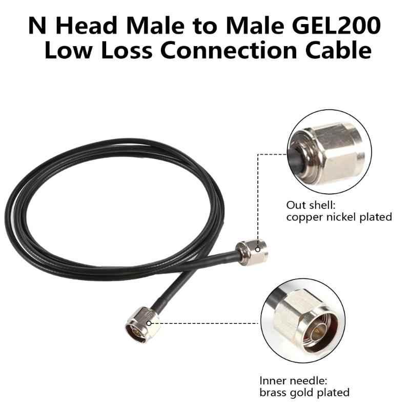 Konektory BNC samec-BNC samec Koaxiální koaxiální pigtail kabel 50ohm RG58 koaxiální kabel 3,3 stopy