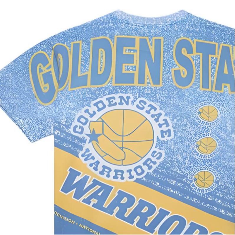 Mitchell & Ness x NBA Golden State Warriors Lifestyle SU25 T Shirt Unisex FC9286-GSWMULT