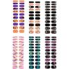 Halloween Nails Stickers Nails Polish Strips Semi Cured Gels Nails Strips Manicures Stickers Full Nails Wrap for Woman