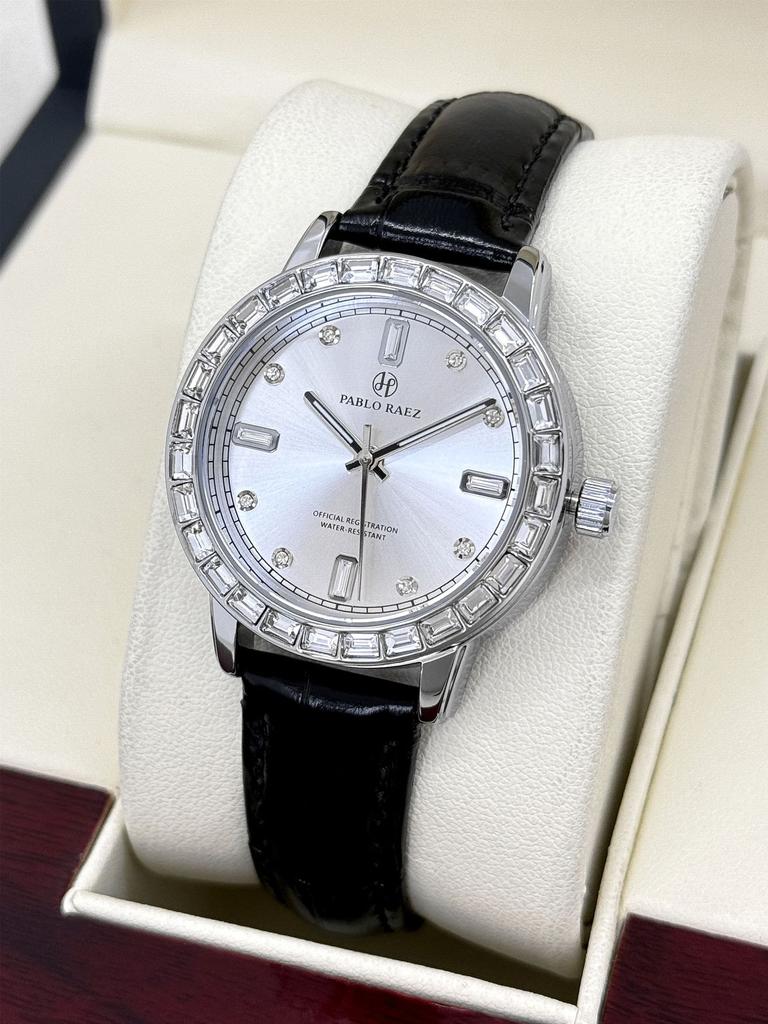 CQ387 Fashionable Diamond Studded Man Watch Waterproof Luxury Quartz Watch Casual Clock Giftwatches for Man