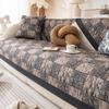 Cotton and Linen Sofa Cushions For Seasons Anti-Slip and Stain-Resistant Seat Pads  Model Linen and Coarse Fabric Sofa Cover