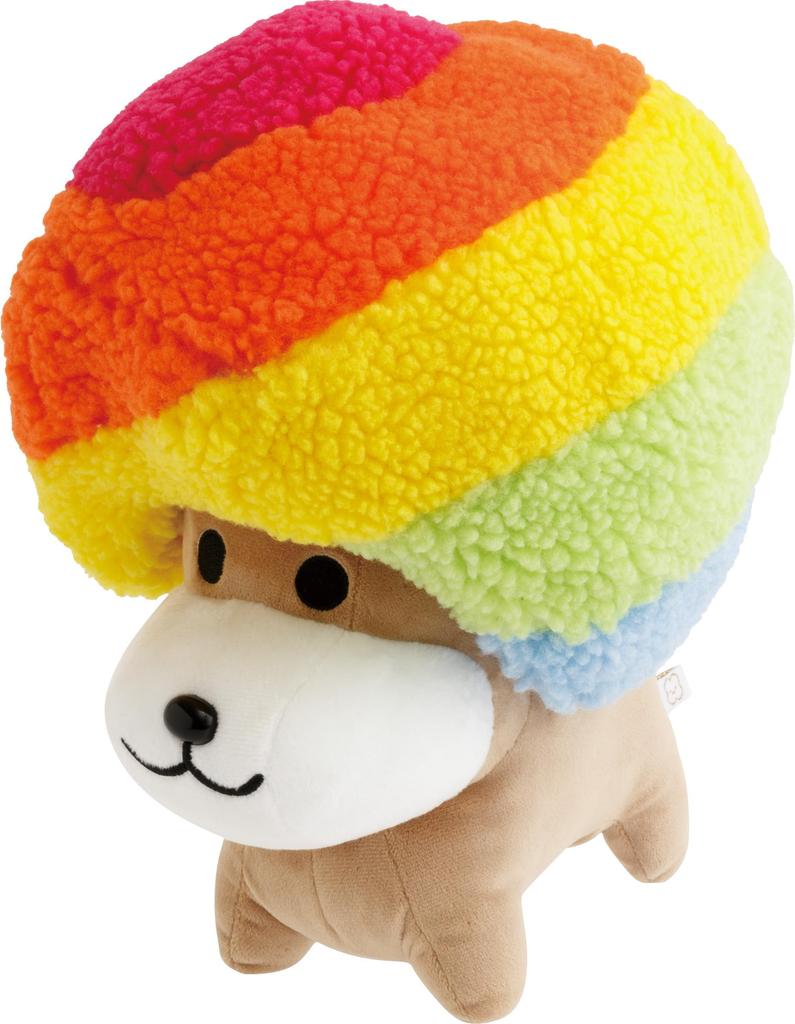 San-X Afro Dog Hug Plush Toy MV30001