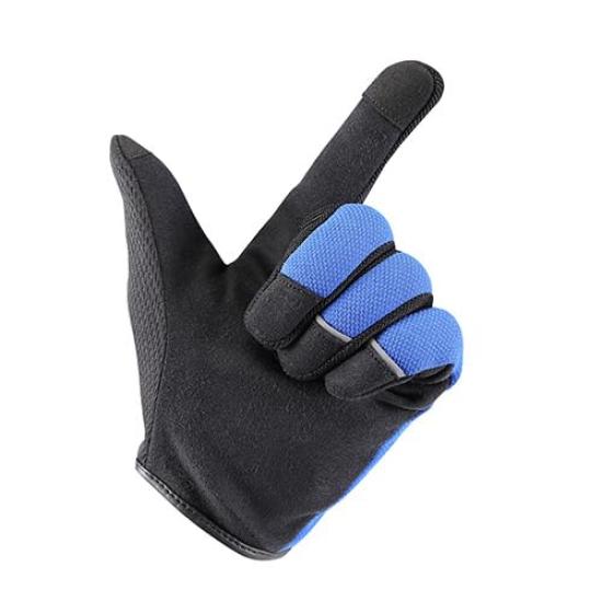 Yamaha Motor YAMAHA RACING Factory Work Gloves YR4001 Size L (Yamaha) Blue, (90792-Y177L)