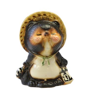 Tori Kiss Tanuki Male 6 "Shigaraki Ware" No. SA23-6