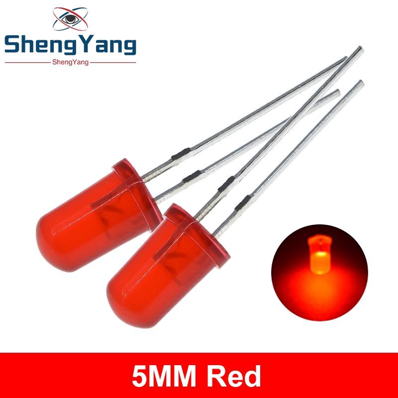 10/20/100PCS LED Transparent Round 3MM 5MM Super Bright Water Clear Green Red White Yellow Blue Light LED Bulbs Emitting Diode