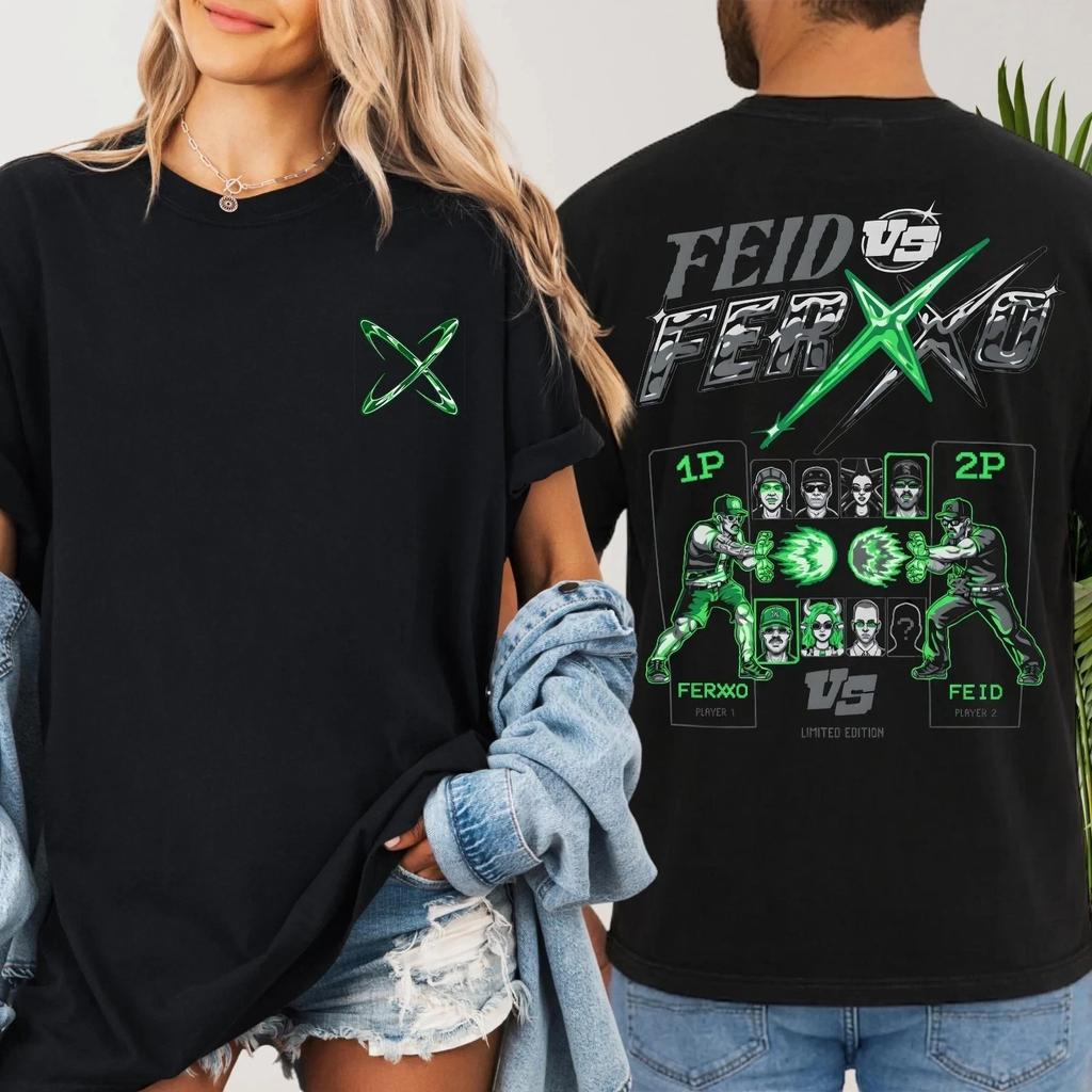 Feid Vs Ferxxo Shirt USA Tour 2026 T-Shirt
