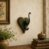 Indian Wooden Heart Hook – Rustic Wall Decor