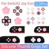 1/2Set D-Pad Button Cap Set for Switch2 Joy-Con Cute Silicone Soft ABXY Key Buttons Sticker Thumb Sticks Thumb Sticks Grip Cover