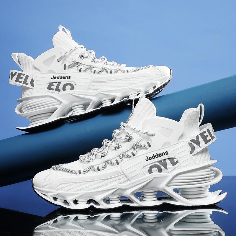 

Модная мужская обувь Новые трендовые высокие кроссовки в стиле Air Force, трендовые баскетбольные кроссовки Zixia, кроссовки для папы 44 белый