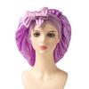 Solid Color Hair Care Cap Satin Material Satin Sleep Bonnet Protective Hair Bonnet  For Women