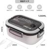 IOLOYU [BPA-Free High-Quality Resin] 2-Tier Lunch Box, Large Capacity 1200ml, Suitable for Women, Men, Elementary School Students, Children, Girls,