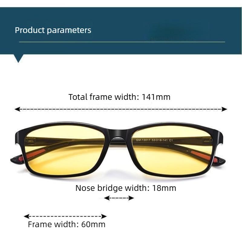 Neue Nachtsicht-Presbyopie-Brille Modisch Ultraleicht Hohe Auflösung Anti-Blaulicht Lesebrille 0 bis +4,0