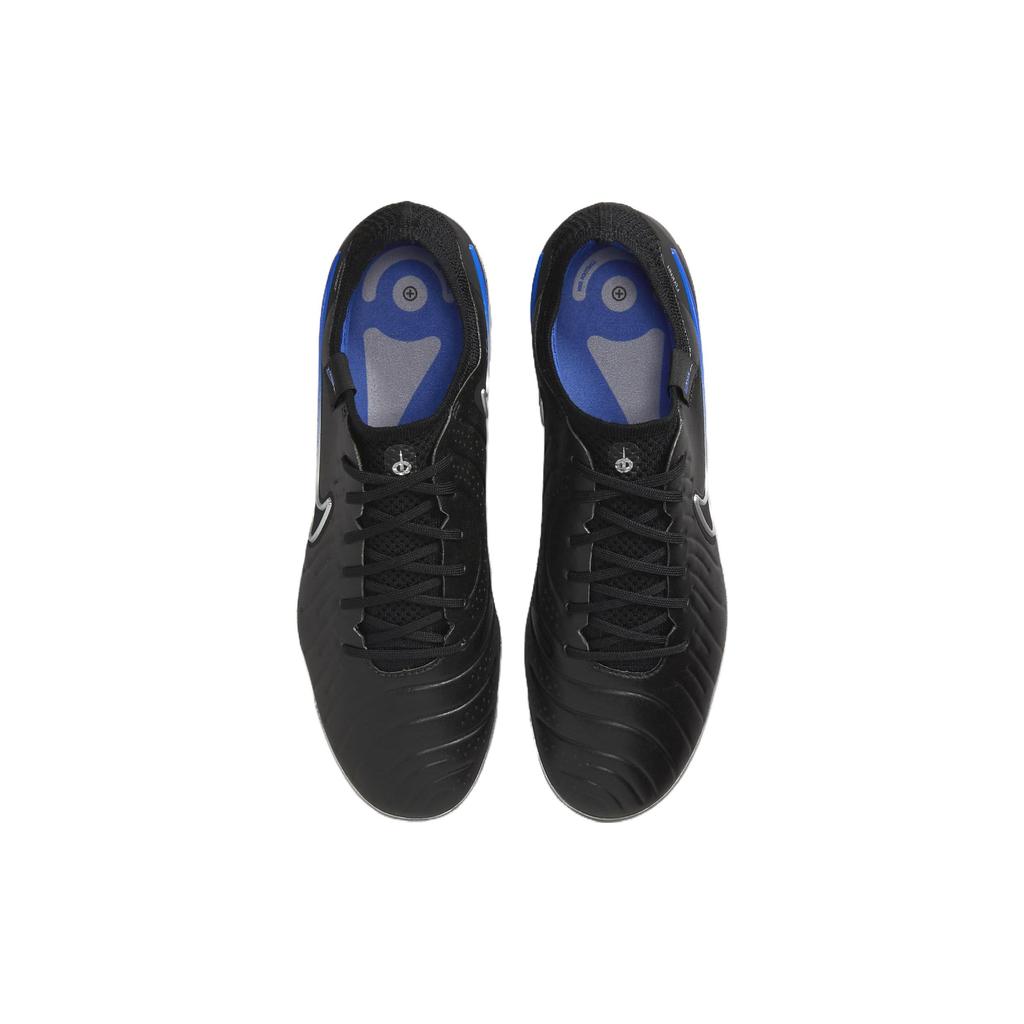 Nike Tiempo Legend 10 Elite AG Shadow Pack Unisex Sneakers Black Hyper-Royal Chrome DV4330-040