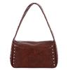 French Retro Rivet Handbag Spicy Girl Style Commuting Shoulder Bag Pillow Underarm Bag  Winter