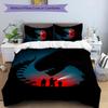 Alien 3pcs Bedding Set Duvet Cover Closure Includes 1 Duvet Cover & 2 Pillowcases for All Seasons Bedroom Home Dorm Decor
