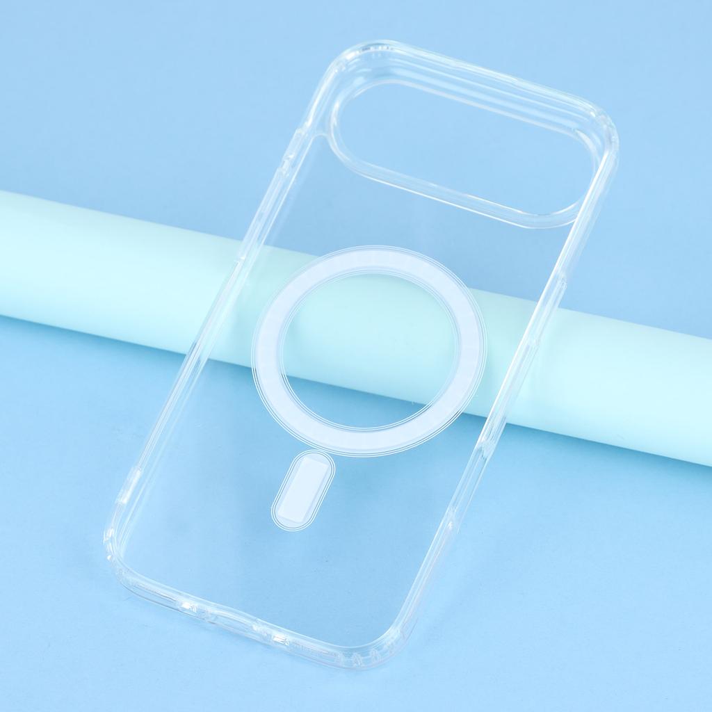 For iPhone 17 Air Case Compatible with MagSafe TPU+Acrylic Clear Phone Cover
