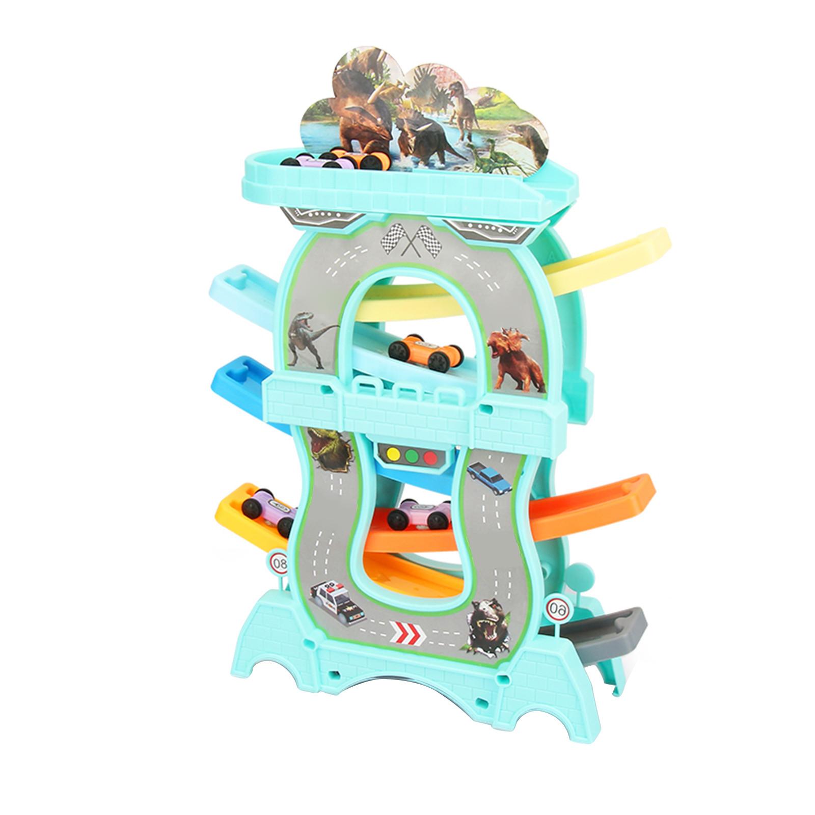 

(H0826)Детские гоночные автомобили на рампе, модель игрушки, гонщик, железнодорожный трек, скользящий автомобиль